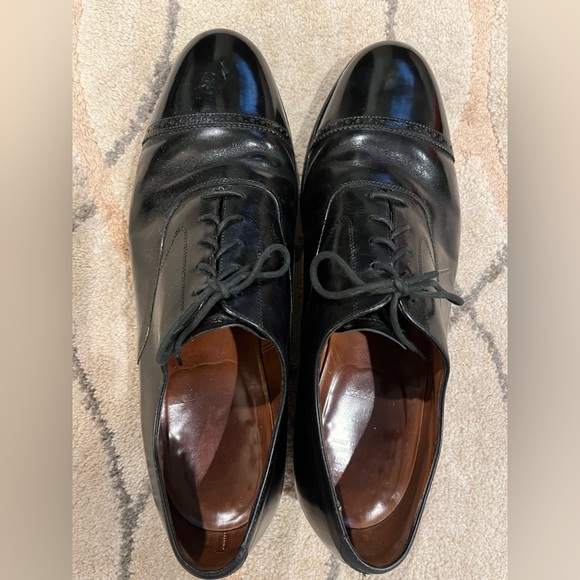 Brooks Brothers Peal & Co. Black Leather shoes - Men’s Size 11 1/2 E - Picture 1 of 14